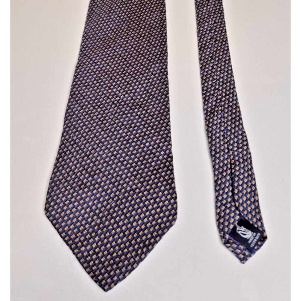 Nautica Necktie 100% Silk Basket Weave Tie 60" long 4" wide business workwear